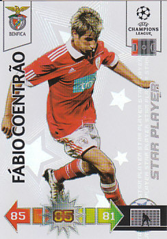 Fabio Coentrao SL Benfica 2010/11 Panini Adrenalyn XL CL Star Player #73